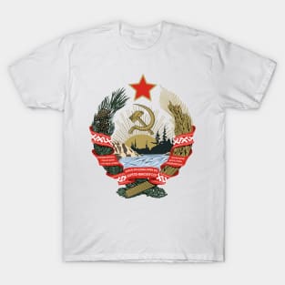 Karelo-Finnish Soviet Socialist Republic (1940 - 1956) State Emblem T-Shirt